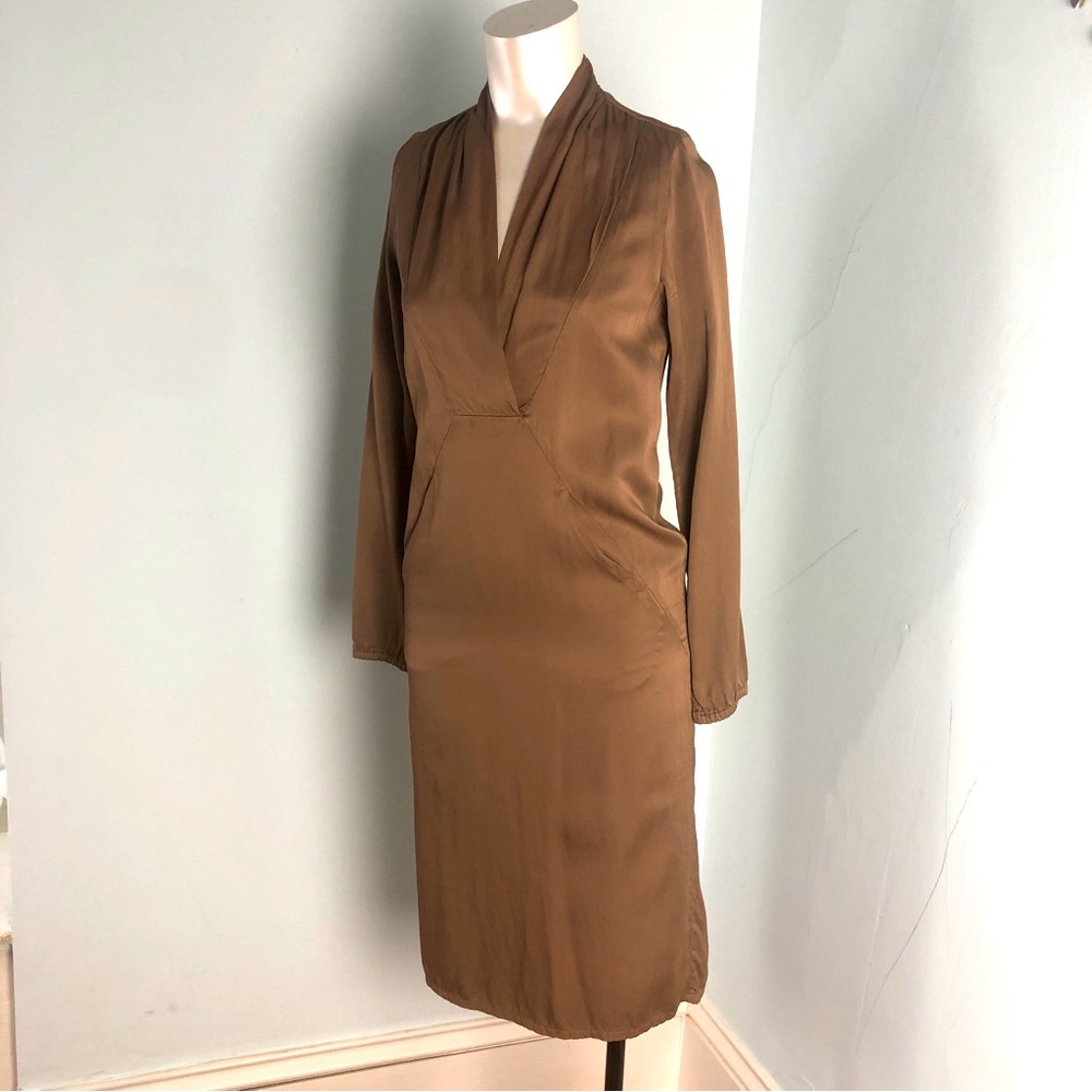 Maison Martin Margiela long sleeves dress with kangaroo pocket sz 6
